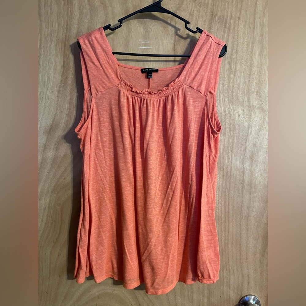 Orange tank top